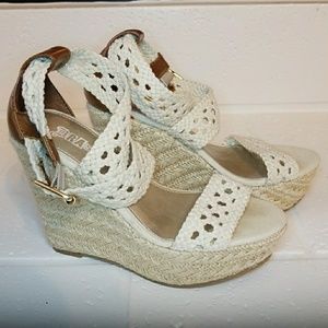 Open-Toe Wedge Sandals